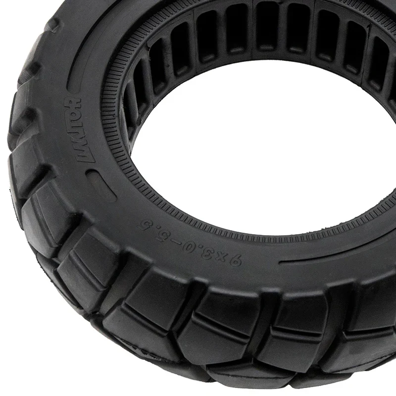 PNEUMATICO pieno gomma solida ruota 9x3-5,5 [Amitor] per KuKirin G2 pro (VESIONE 2024) e altri monopattini elettrici