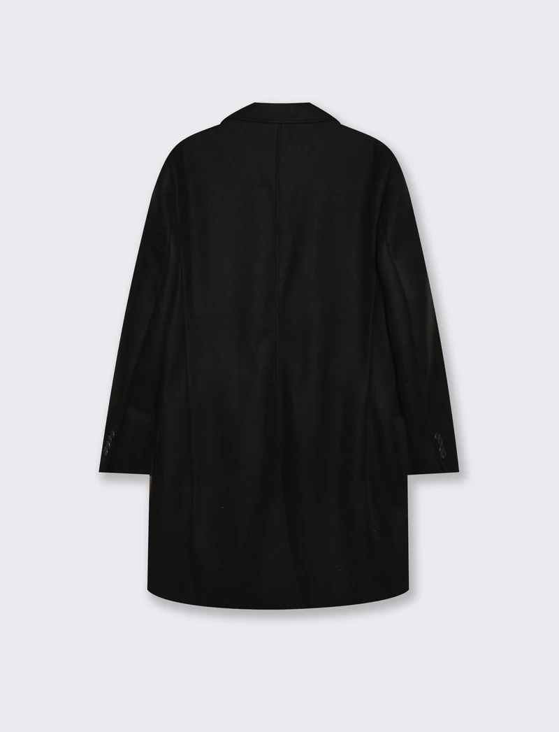 Cappotto classico 2 bottoni regular fit - Nero