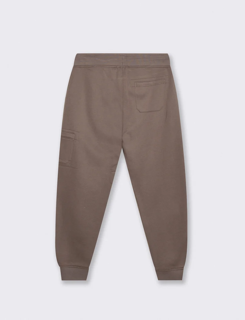 Pantaloni jogger in felpa con tasche - Grigio