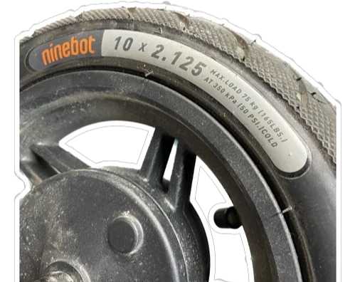 RUOTA COMPLETA per NINEBOT D38 RICONDIZIONATA