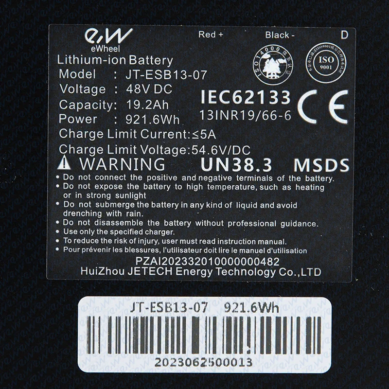 Batteria 48V 19,2Ah (Celle EVE) batteria super potente per monopattini