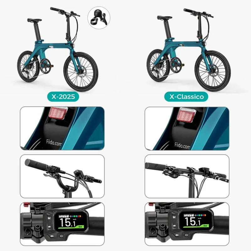 FIIDO X | Bicicletta elettrica | Sensore di coppia Mivice S200 | Motore 250W | Autonomia 130km | GARANZIA ITALIANA