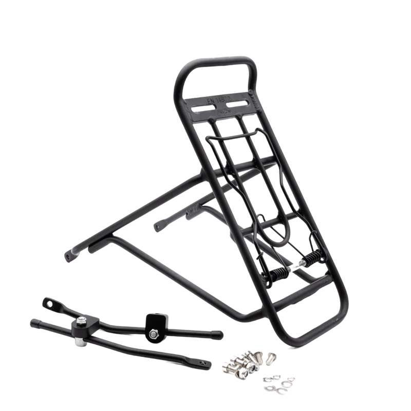 Portapacchi posteriore nero portata max 25 Kg per E-Bike ARGENTO