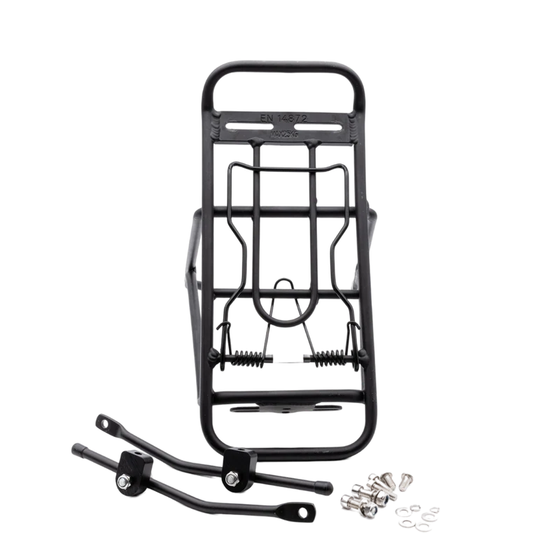 Portapacchi posteriore nero portata max 25 Kg per E-Bike ARGENTO