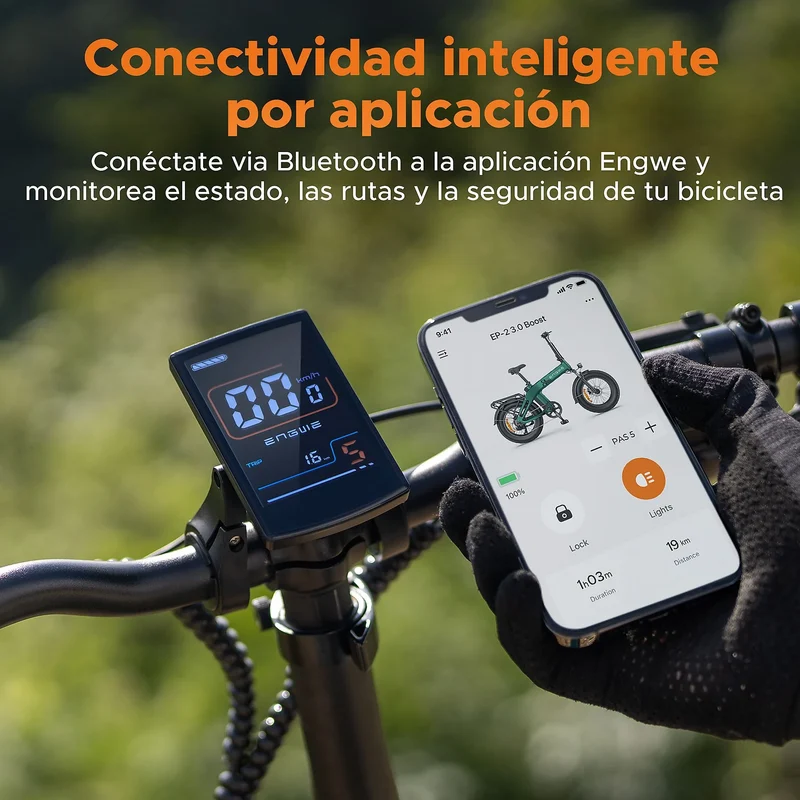 ENGWE EP-2 3.0 Boost | Bicicletta Elettrica Pieghevole | Motore 250W | Sensore di coppia | Freni Idraulici | GARANZIA ITALIANA e 100% A NORMA