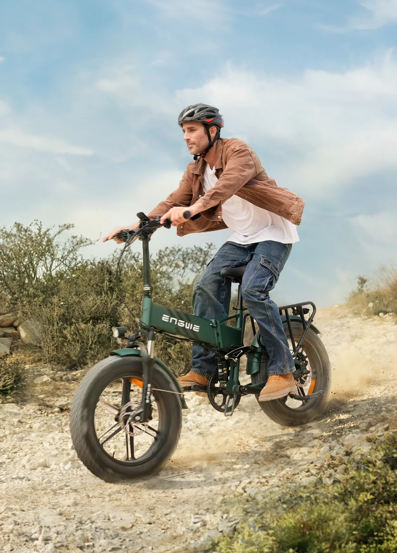ENGWE ENGINE PRO 2.0 | Bicicletta Elettrica | Pieghevole | Ruote Fat 20"x4 | Motore 75 Nm | 16Ah 768Wh | Autonomia 110km | GARANZIA ITALIANA