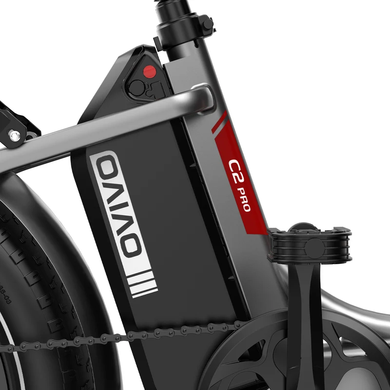 OVIVO C2 PRO | Bicicletta Elettrica Pieghevole | Versatile | Motore BAFANG 250W | 48V 18Ah | Freni Idraulici | 25km/h | Autonomia 90-120Km | GARANZIA ITALIANA