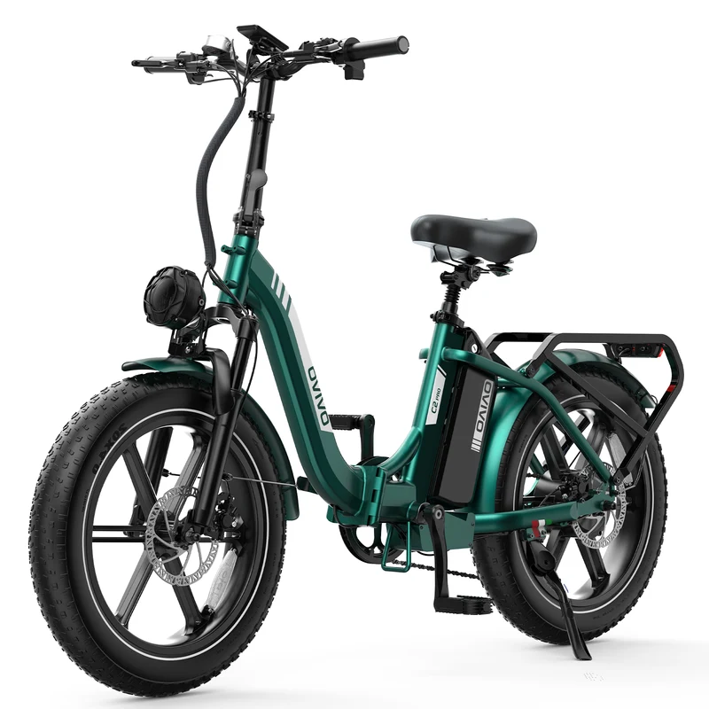 OVIVO C2 PRO | Bicicletta Elettrica Pieghevole | Versatile | Motore BAFANG 250W | 48V 18Ah | Freni Idraulici | 25km/h | Autonomia 90-120Km | GARANZIA ITALIANA