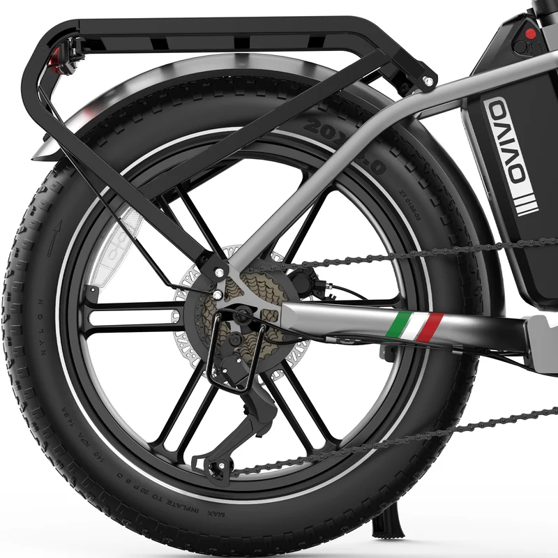 OVIVO C2 PRO | Bicicletta Elettrica Pieghevole | Versatile | Motore BAFANG 250W | 48V 18Ah | Freni Idraulici | 25km/h | Autonomia 90-120Km | GARANZIA ITALIANA