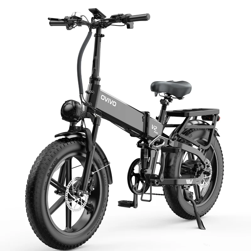 OVIVO V2 PRO 2.0 | Bicicletta Elettrica Pieghevole | Versatile | Motore BAFANG 250W | 48V 20Ah | Freni Idraulici | 25km/h | Autonomia 100-130Km| GARANZIA ITALIANA