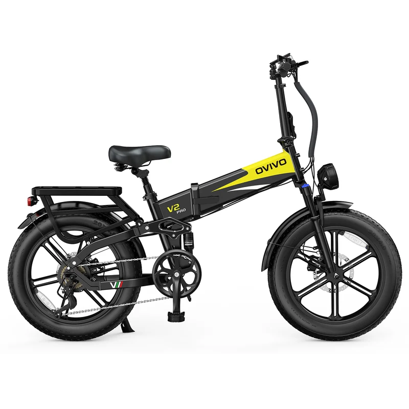 OVIVO V2 PRO 2.0 | Bicicletta Elettrica Pieghevole | Versatile | Motore BAFANG 250W | 48V 20Ah | Freni Idraulici | 25km/h | Autonomia 100-130Km| GARANZIA ITALIANA