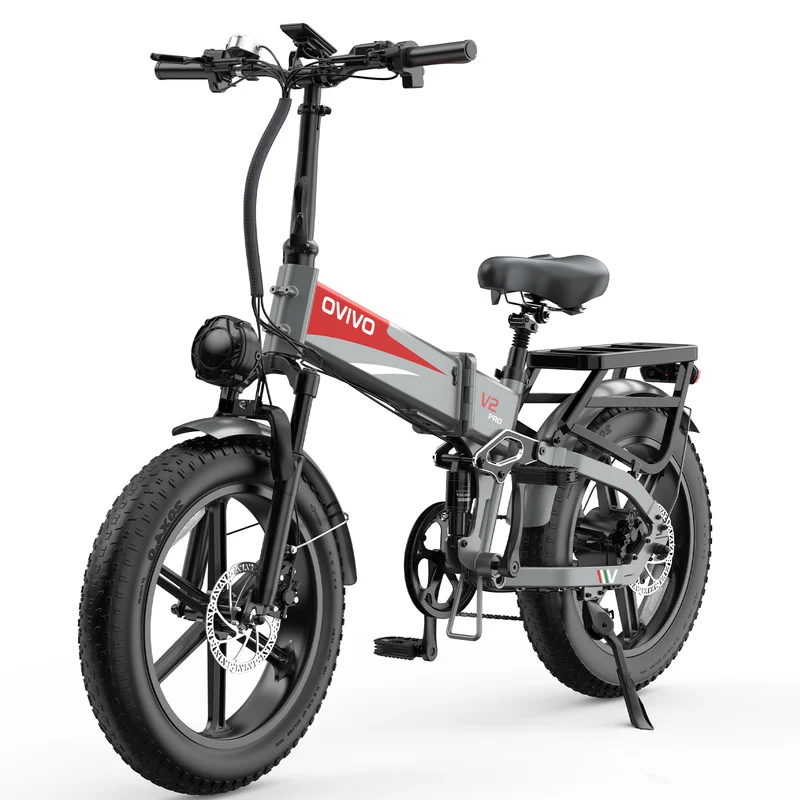 OVIVO V2 PRO 2.0 | Bicicletta Elettrica Pieghevole | Versatile | Motore BAFANG 250W | 48V 20Ah | Freni Idraulici | 25km/h | Autonomia 100-130Km| GARANZIA ITALIANA