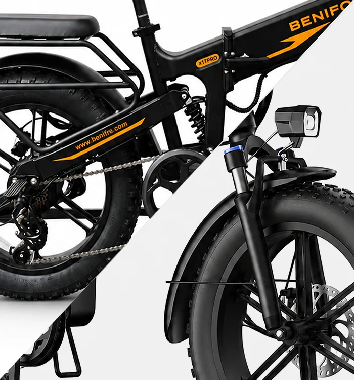 BENIFORE X1T PRO 20" Fat-Tire E-Bike 1500W Peak Motor 48V 20Ah Battery
