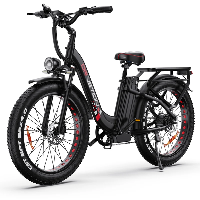 DRVETION CTR26 26" Step-Thru E-Bike 1000W Peak Motor 48V 15AH/20Ah Battery