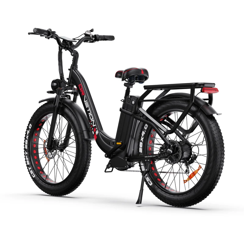 DRVETION CTR26 26" Step-Thru E-Bike 1000W Peak Motor 48V 15AH/20Ah Battery