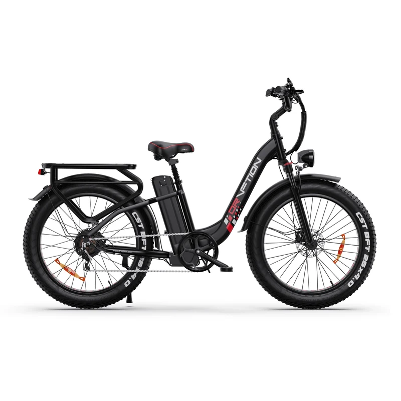 DRVETION CTR26 26" Step-Thru E-Bike 1000W Peak Motor 48V 15AH/20Ah Battery