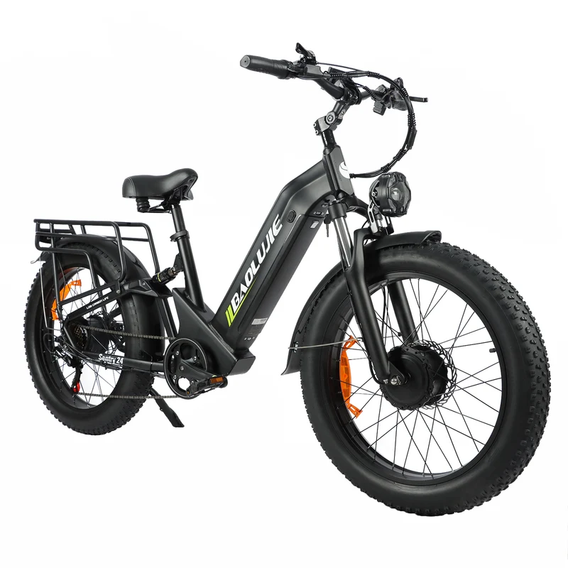 BAOLUJIE P7 2401 24" Step-Thru E-Bike 2000W Motor 48V 20Ah Battery