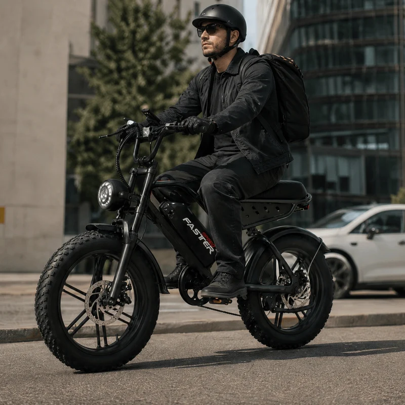 GLEERIDE M3 20" Off Road Electric Bike Peak 1500W Motor 48V 15.6Ah Battery