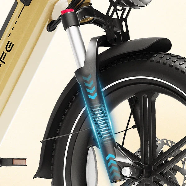 ENFFE EAEF-1 Pro 20" Folding Fat Tire E-Bike 1500W Motor Peak 48V 20Ah Battery