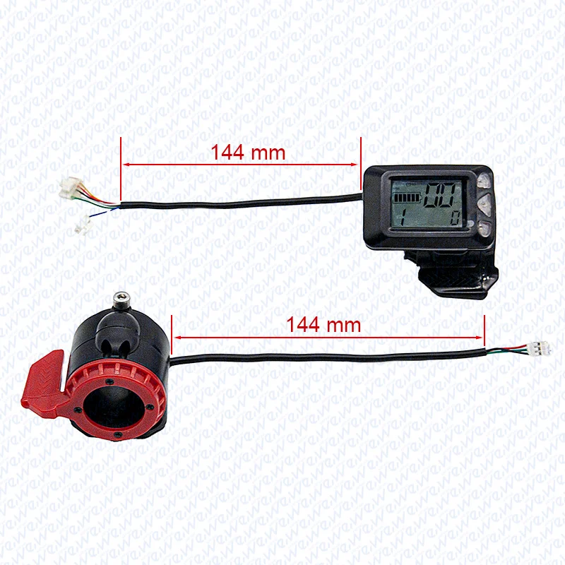 Kit controller BLDC 36V 300W + display LCD con acceleratore + freno