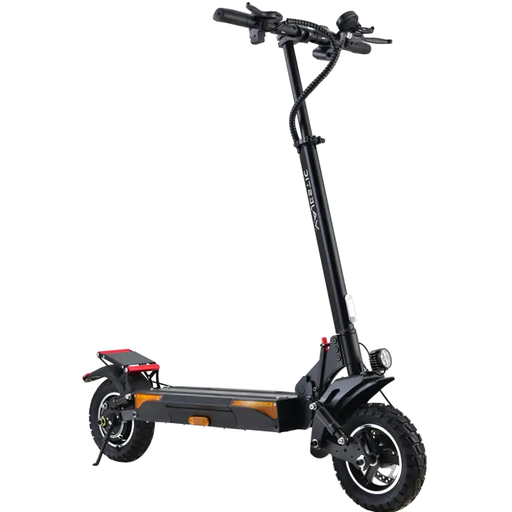 LEWIS Pro MAJESTIC Monopattino Elettrico 48V 10Ah | 500Watt | Autonomia fino a 45Km | 3 livelli di velocità: 6 Km/h – 14 Km/h – 20 Km/h | Ruote da 10'' | GRANDE PEDANA FORMATO XL con supporto posteriore per una maggiore stabilità durante la guida