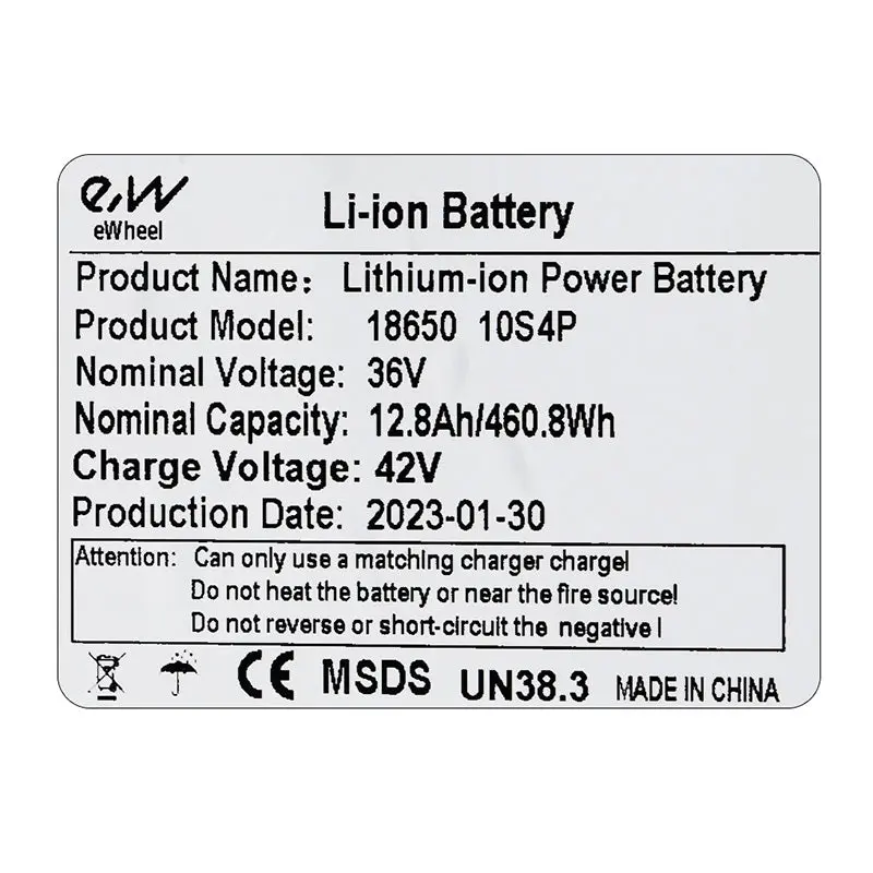 BATTERIA 36V 12.8Ah per monopattino elettrico Xiaomi, Cecotec o marchi