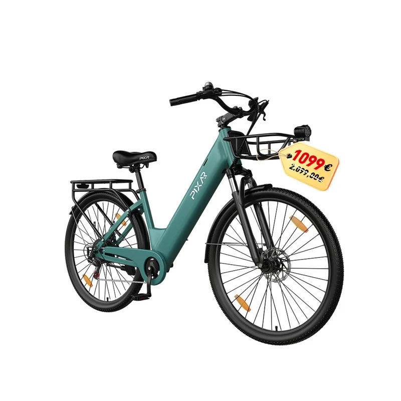 PIXAR C1 PRO 28" Electric Bike 250W Motor 36V 13Ah Battery