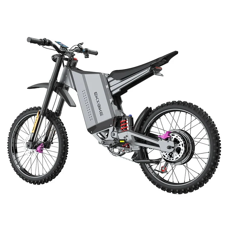 EKXBIKE GTS X22 19" Off-Road E-Bike 6000W Peak Motor 72V 30Ah Battery