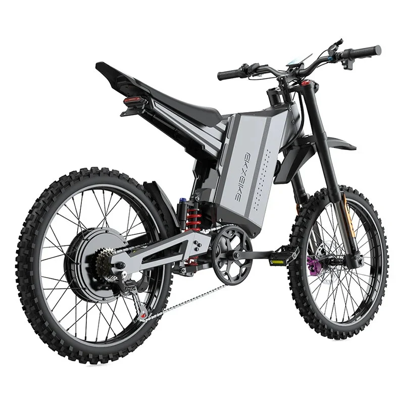 EKXBIKE GTS X22 19" Off-Road E-Bike 6000W Peak Motor 72V 30Ah Battery