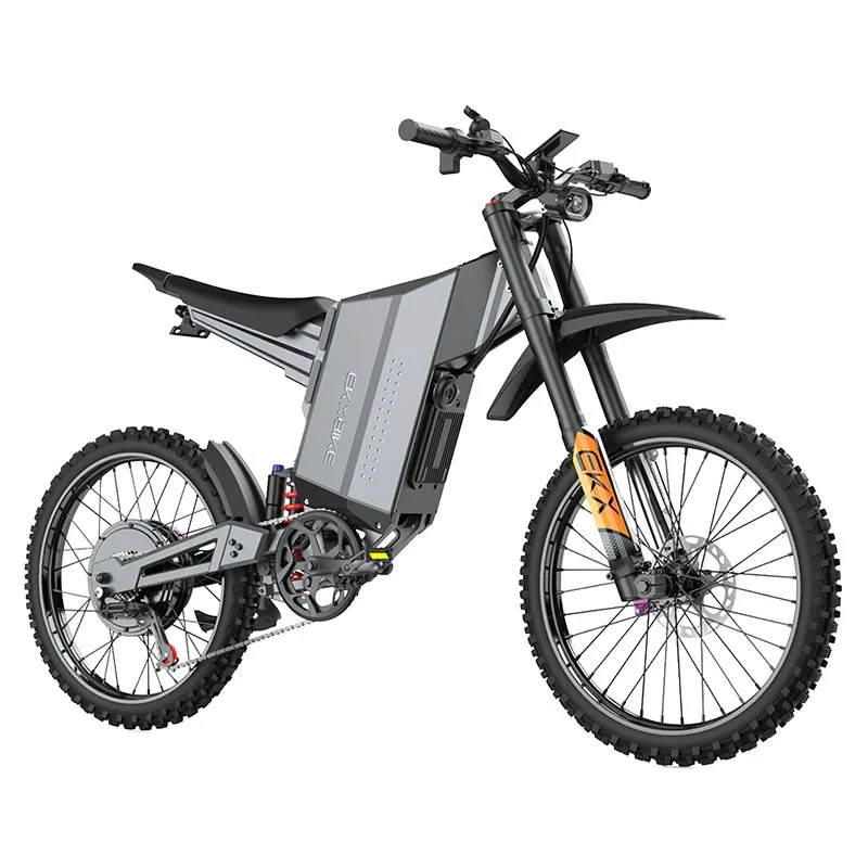 EKXBIKE GTS X22 19" Off-Road E-Bike 6000W Peak Motor 72V 30Ah Battery