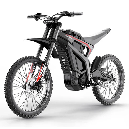 EKXBIKE M1 19" Off-Road E-Bike 16800W Peak Motor 72V 50Ah Battery