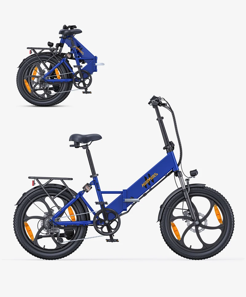HILLMILES Mile 2 20" Folding E-Bike 250W Motor 36V 13Ah Battery