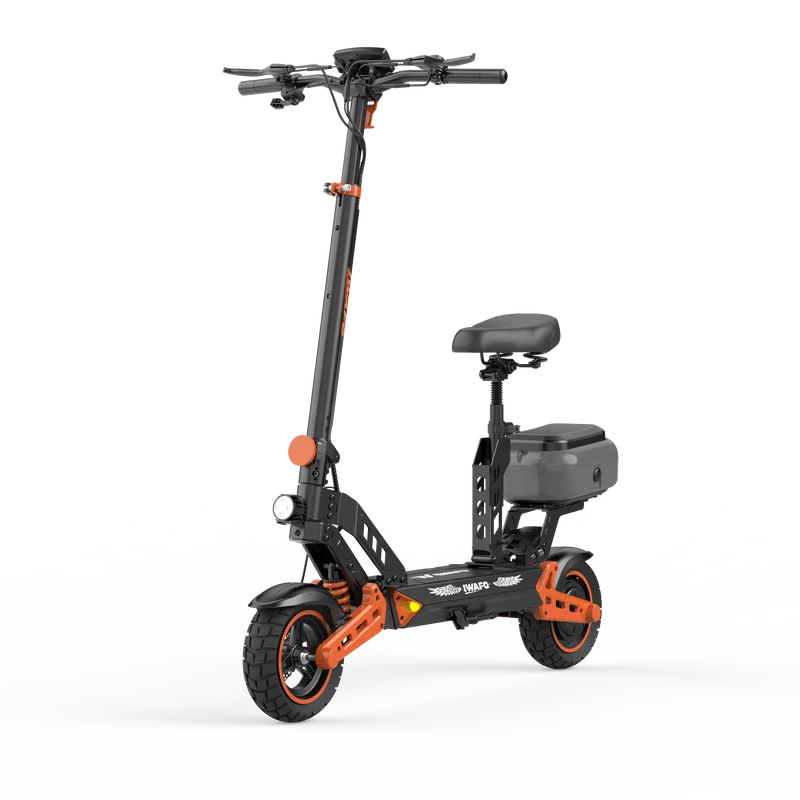 IWAFO IS2 10" Seated E-Scooter 800W Motor 48V 15Ah Battery
