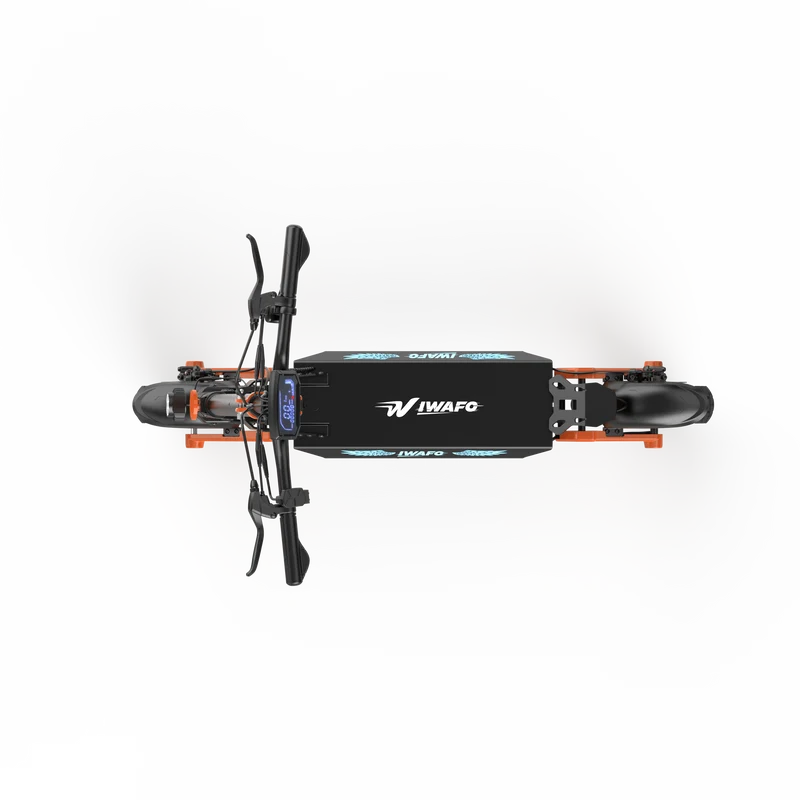 IWAFO IS2 10" Seated E-Scooter 800W Motor 48V 15Ah Battery