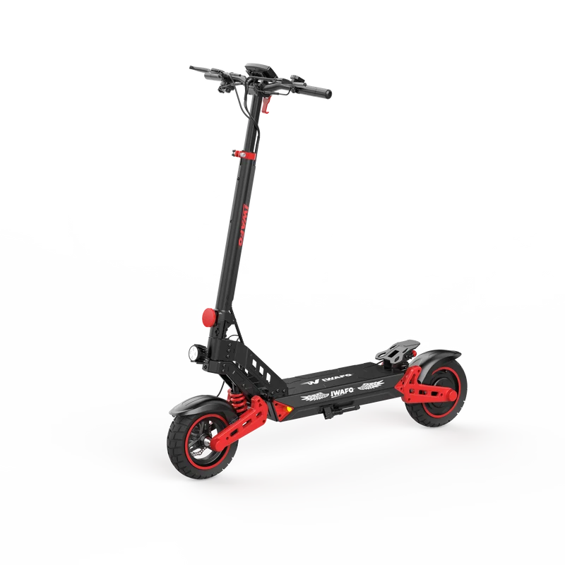 IWAFO IS2 10" Seated E-Scooter 800W Motor 48V 15Ah Battery