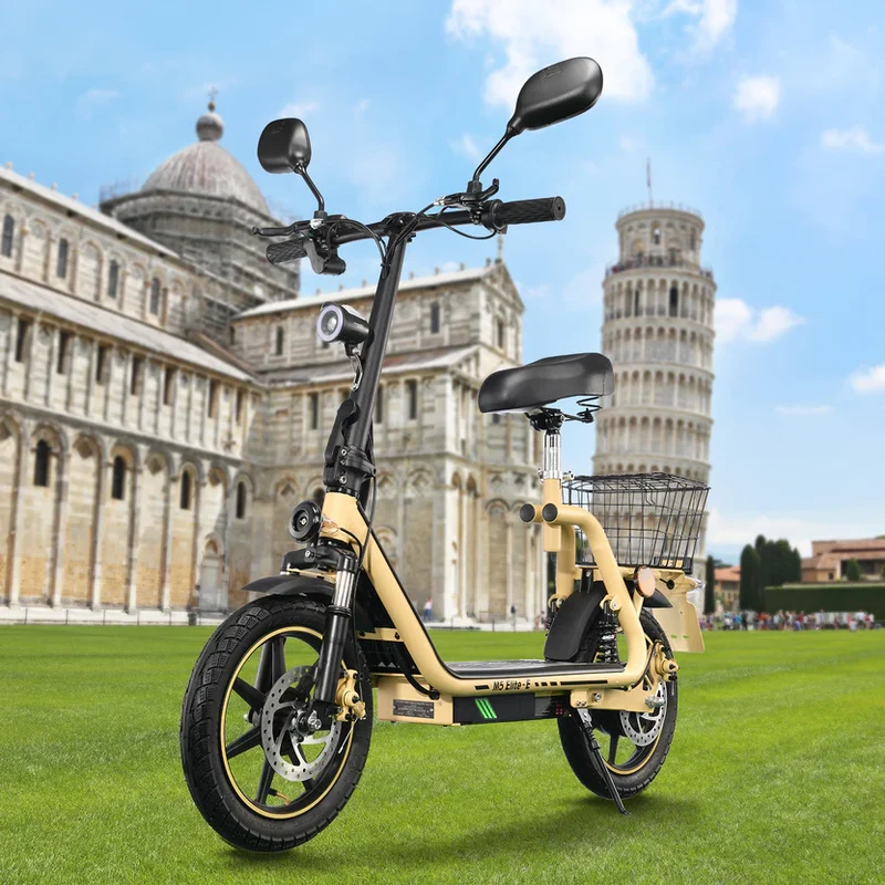 TWOFISH M5 Elite-E 14" Seated E-Scooter 500W Motor 48V 13Ah Battery