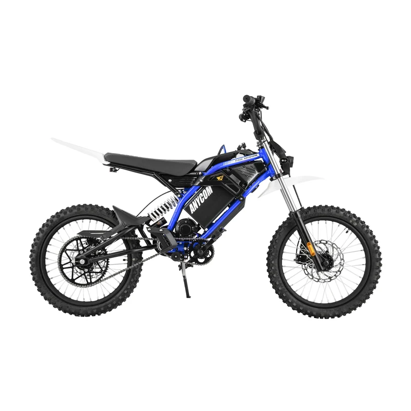 ANYCOM DB1 17“ Off Road Electric Bike 2000W Peak Mid-Drive Motor 48V 28Ah Battery