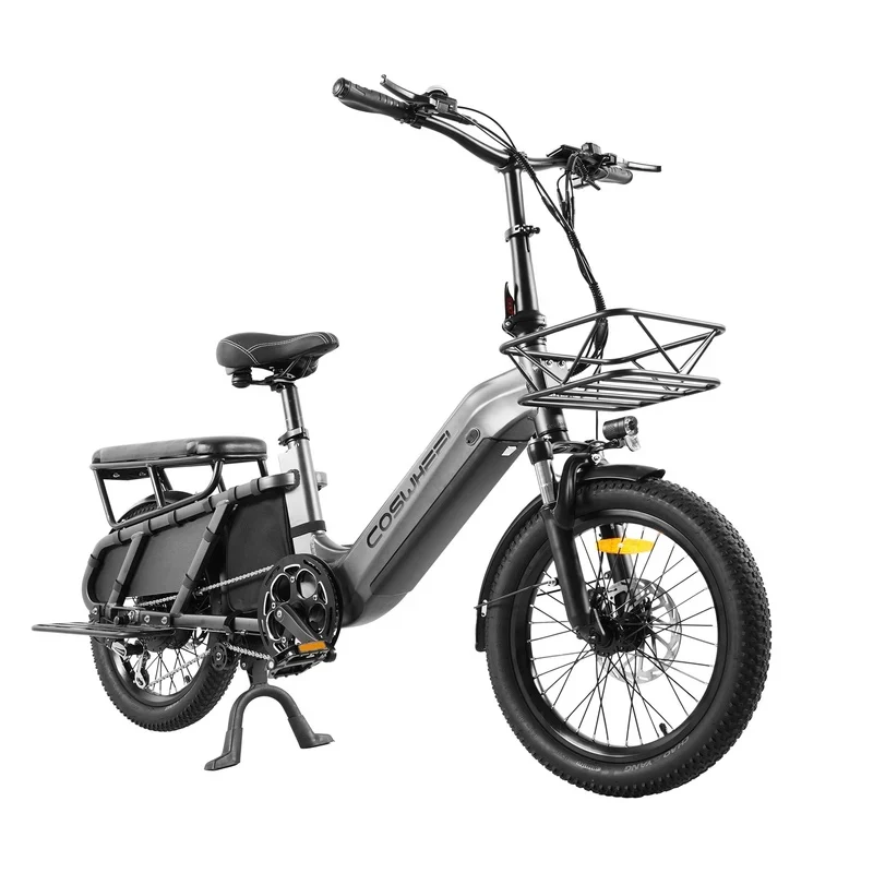 COSWHEEL HQ20 20" Cargo Electric Bike 1300W Peak Motor 48V 19.2Ah Battery