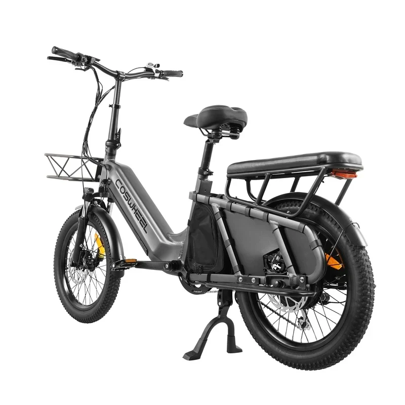 COSWHEEL HQ20 20" Cargo Electric Bike 1300W Peak Motor 48V 19.2Ah Battery