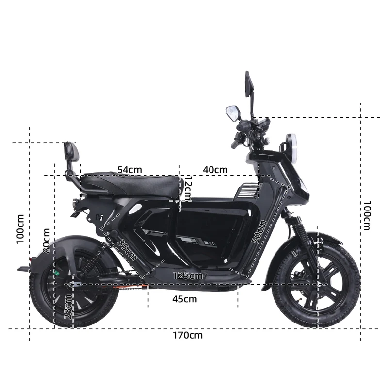 BEZIOR XIAONIU A 12" Off-Road Electric Bike 1500W Motor 48V 20Ah Battery