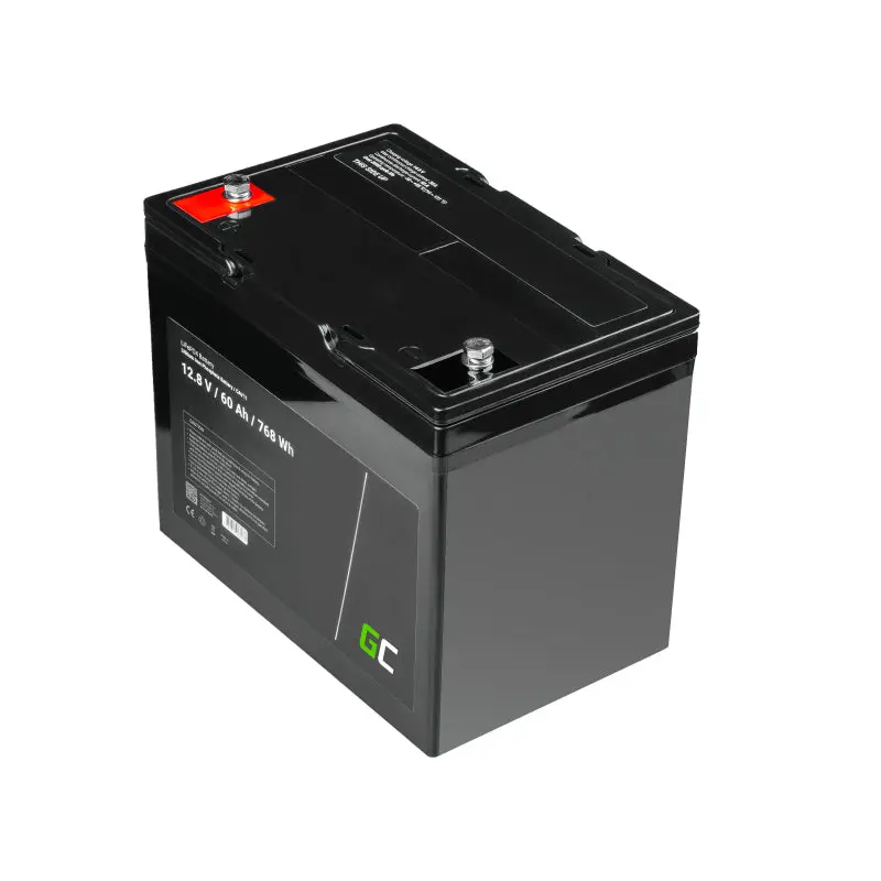 [CAV11] LiFePO4 BATTERIA 12.8V 60Ah 768Wh LFP al litio 12V BMS per Impianto Fotovoltaico Barca a motore Campeggio Sedia a Rotelle Auto elettriche