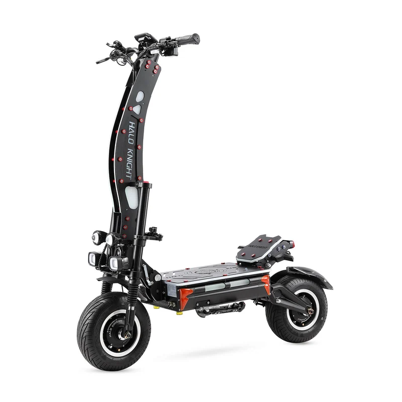 HALO KNIGHT T107 Max 14" Off-Road Foldable Electric Scooter 2*4000W Motors 72V 50Ah Battery