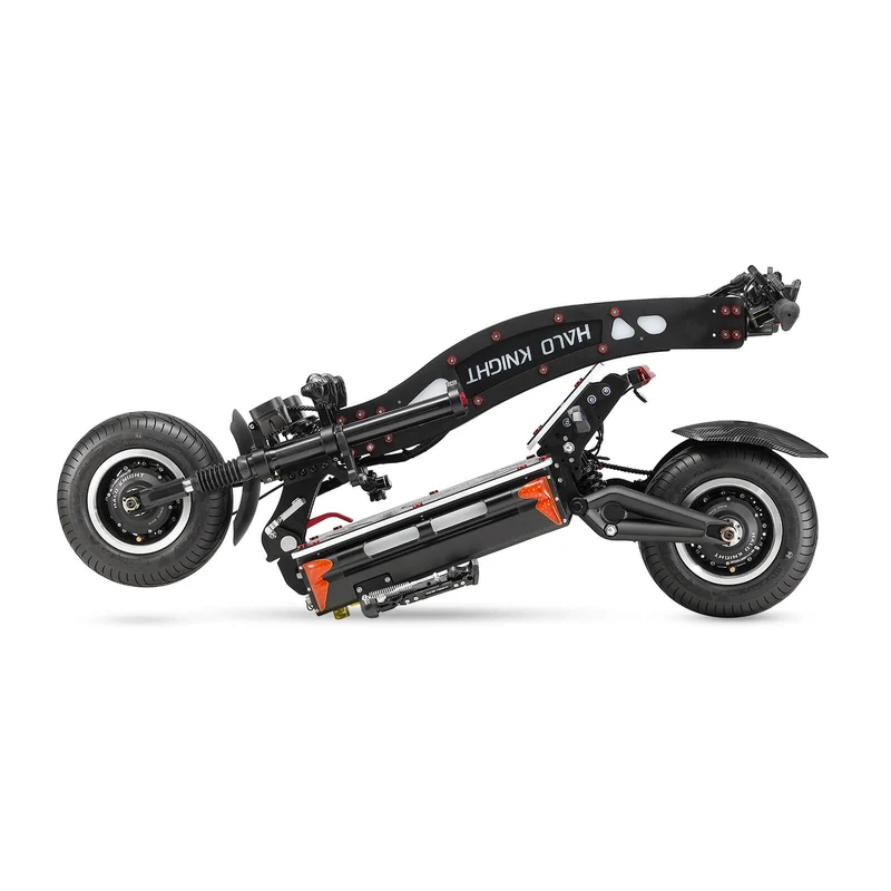HALO KNIGHT T107 Max 14" Off-Road Foldable Electric Scooter 2*4000W Motors 72V 50Ah Battery