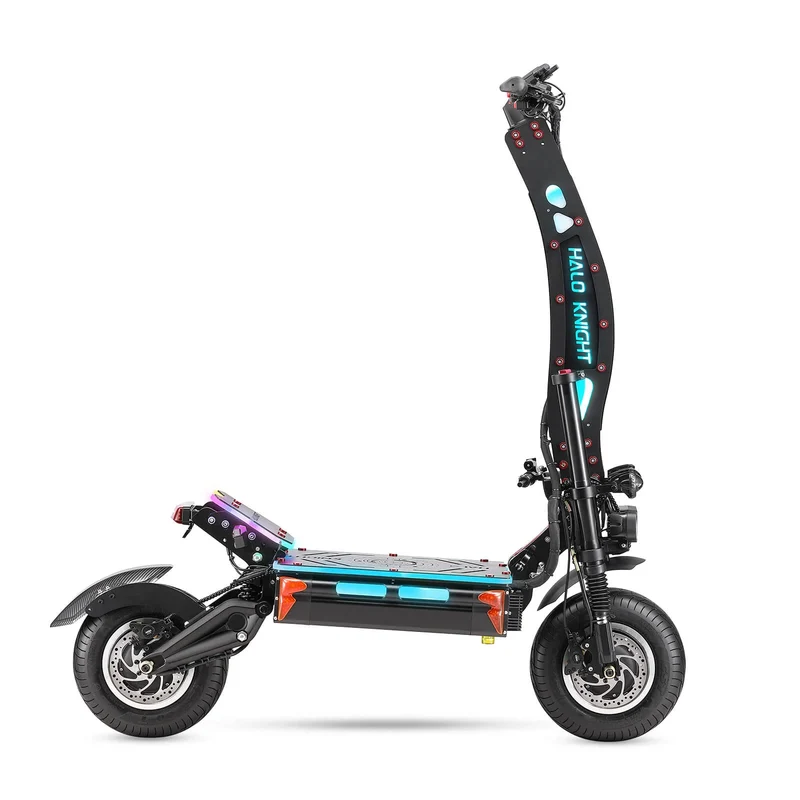 HALO KNIGHT T107 Max 14" Off-Road Foldable Electric Scooter 2*4000W Motors 72V 50Ah Battery