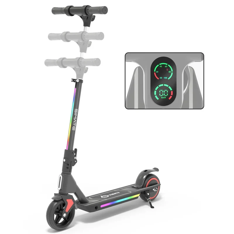 SIMATE S2 Pro 6.5" Kid's Foldable Electric Scooter 130W Motor 21.6V 2.5Ah Battery