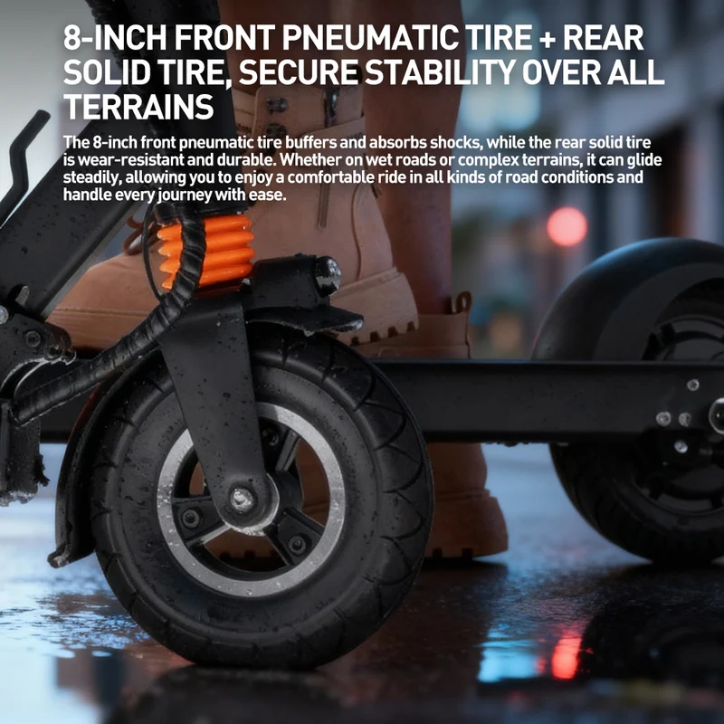 JOYOR F5 8" Commuter Electric Scooter 500W Motor 48V 10.4Ah Battery