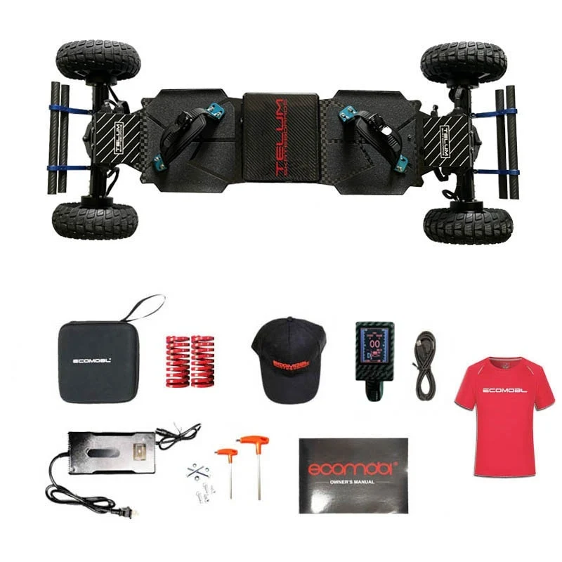 ECOMOBL Telum BA 4WD Electric Skateboard 4*3750W 24Ah Battery