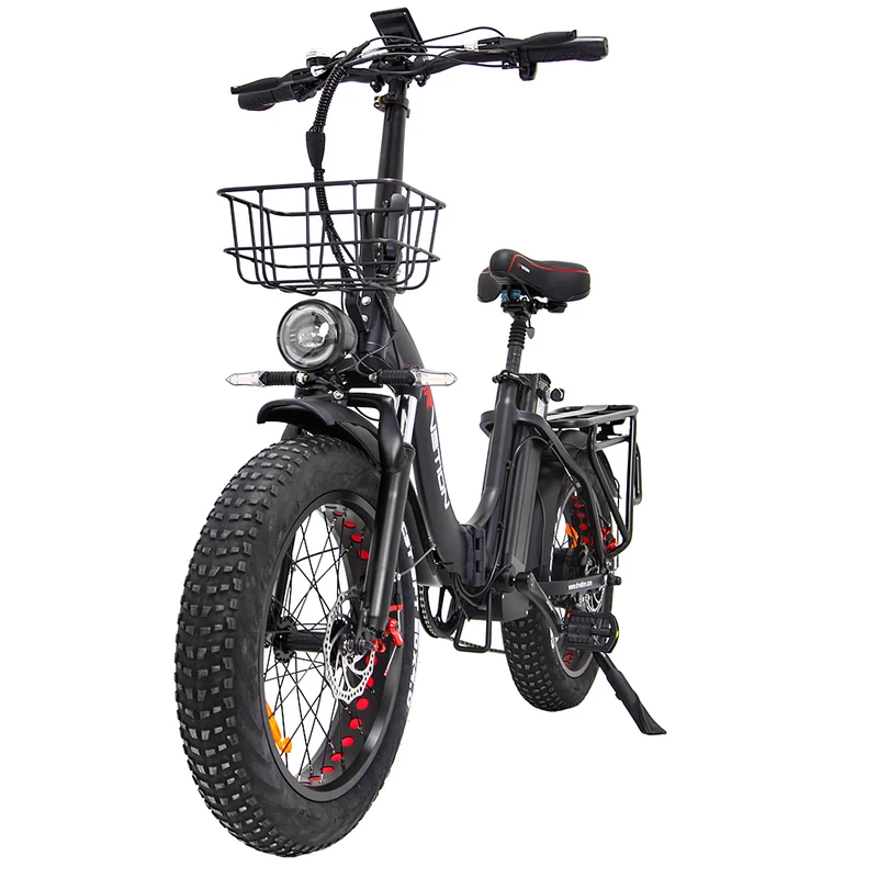 DRVETION CT20 20" Fat Tires Folding Electric Bike 750W Motor 48V 10Ah/15Ah/20Ah Battery（Hydraulic Brakes）