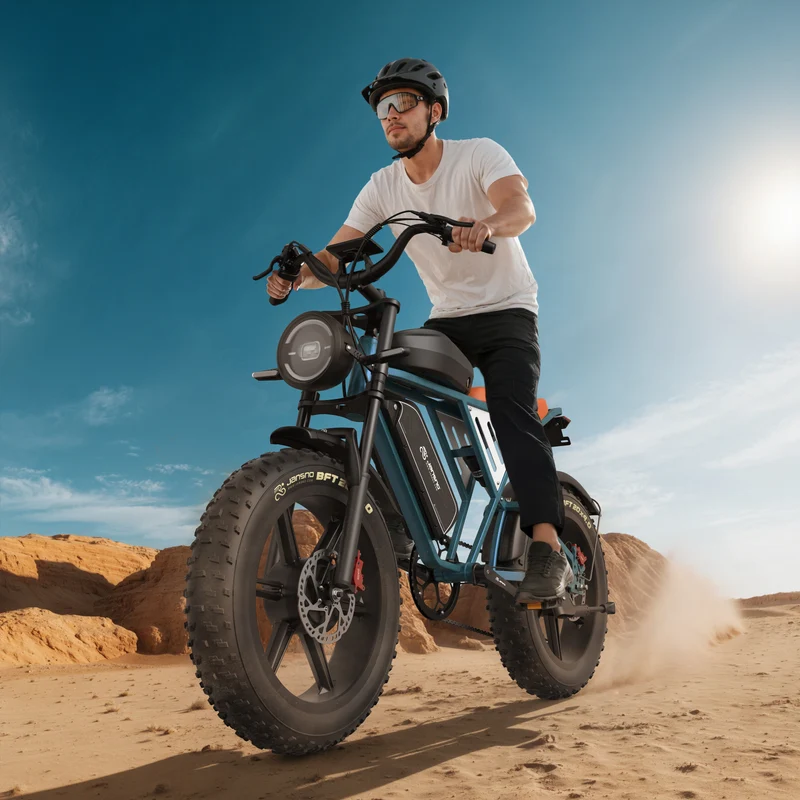 JANSNO X70 Pro 20" Off Road Electric Bike Peak 1500W Motor 48V 37Ah Battery