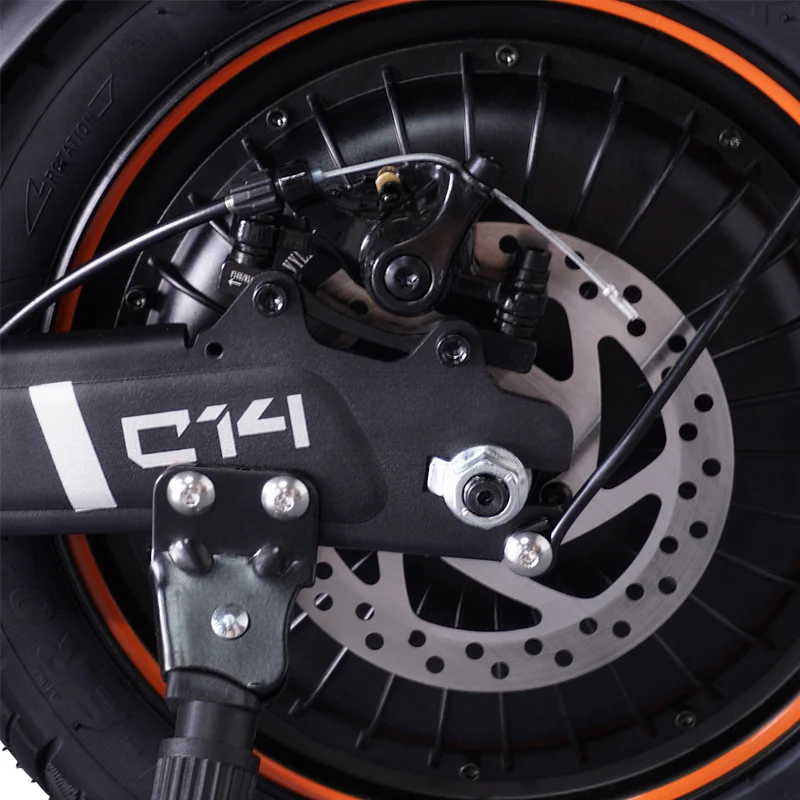 GELEIPU C14 14"Electric Scooter 500W Motor 48V 17.5Ah Seat and Cargo Carrier